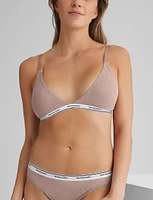Signature Comfort Lace Triangle Bralette