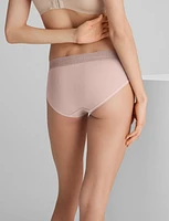 Women's Second Skin Brief, Lace Waist