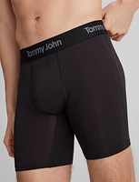Second Skin Luxe Rib Boxer Brief 8"