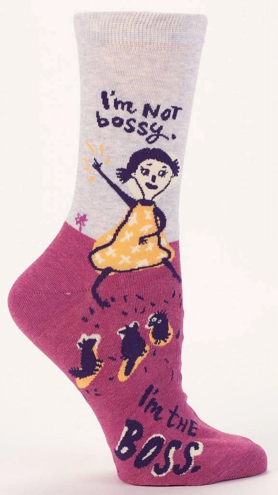 Blue Q - I'm Not Bossy - Crew - Women's