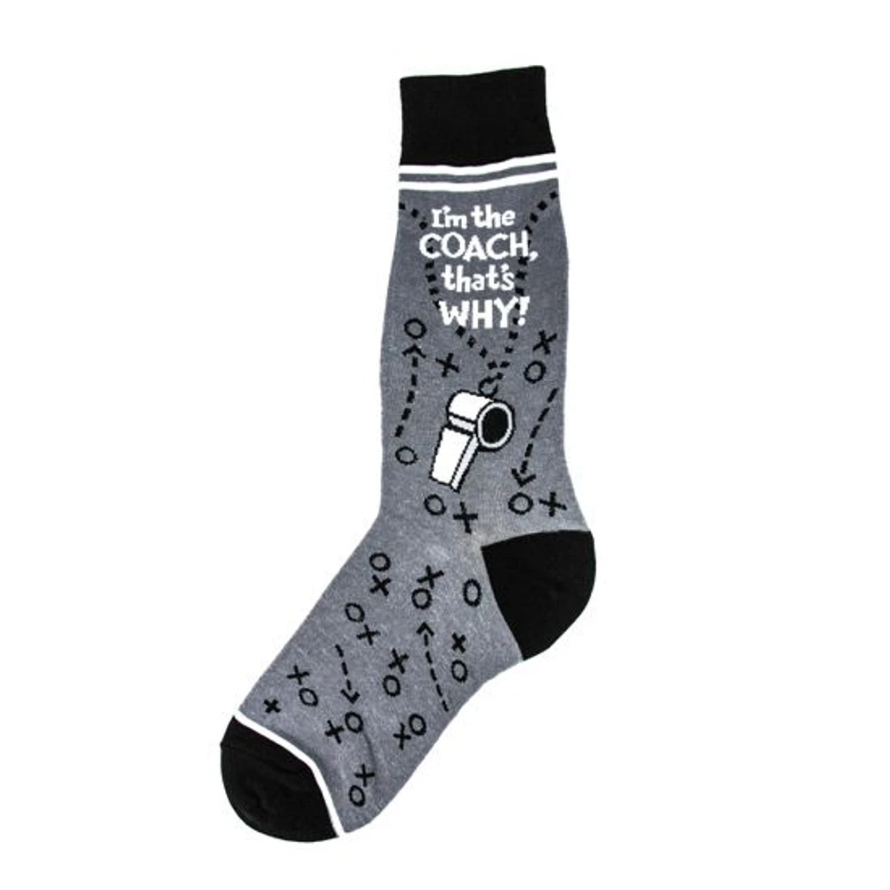 Foot Traffic - I'm The Coach - 6882M - Crew - Men's