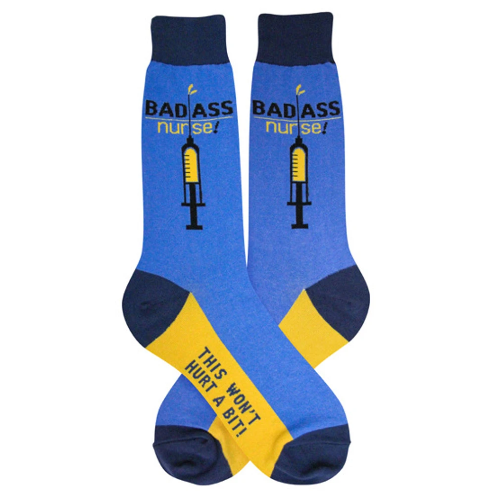 Foot Traffic - Badass Nurse - 6998M - Crew - Men's