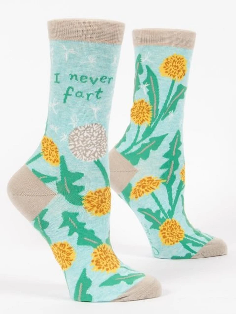 Blue Q - I Never Fart - Crew - Women's