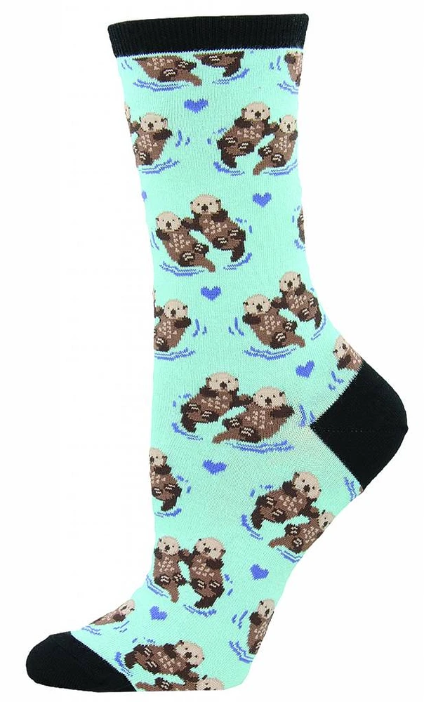 Socksmith - Significant Otter - Blue Chalk - Crew - Women's