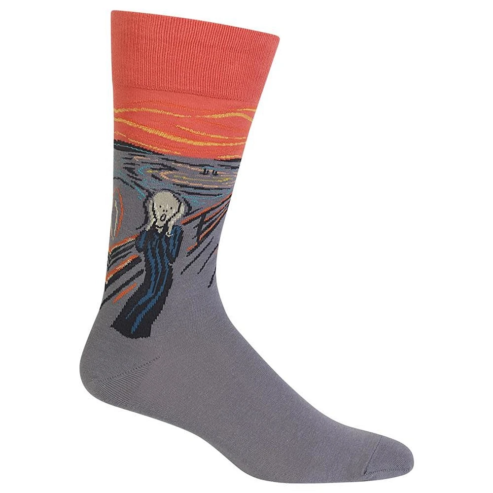 Hot Sox - Famous Artist Series - The Scream - Crew - Men's