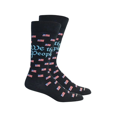 Brown Dog Hosiery - We The People - Navy - Men's