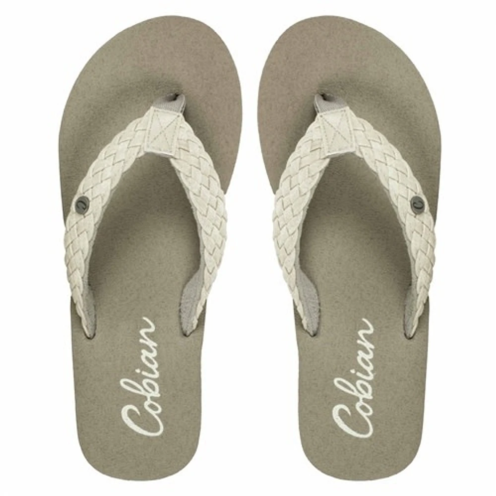 Cobian - Braided Bounce Sandal Cream Women's
