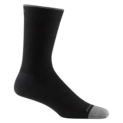 DARN TOUGH - Solid Lightweight Crew Black Men's