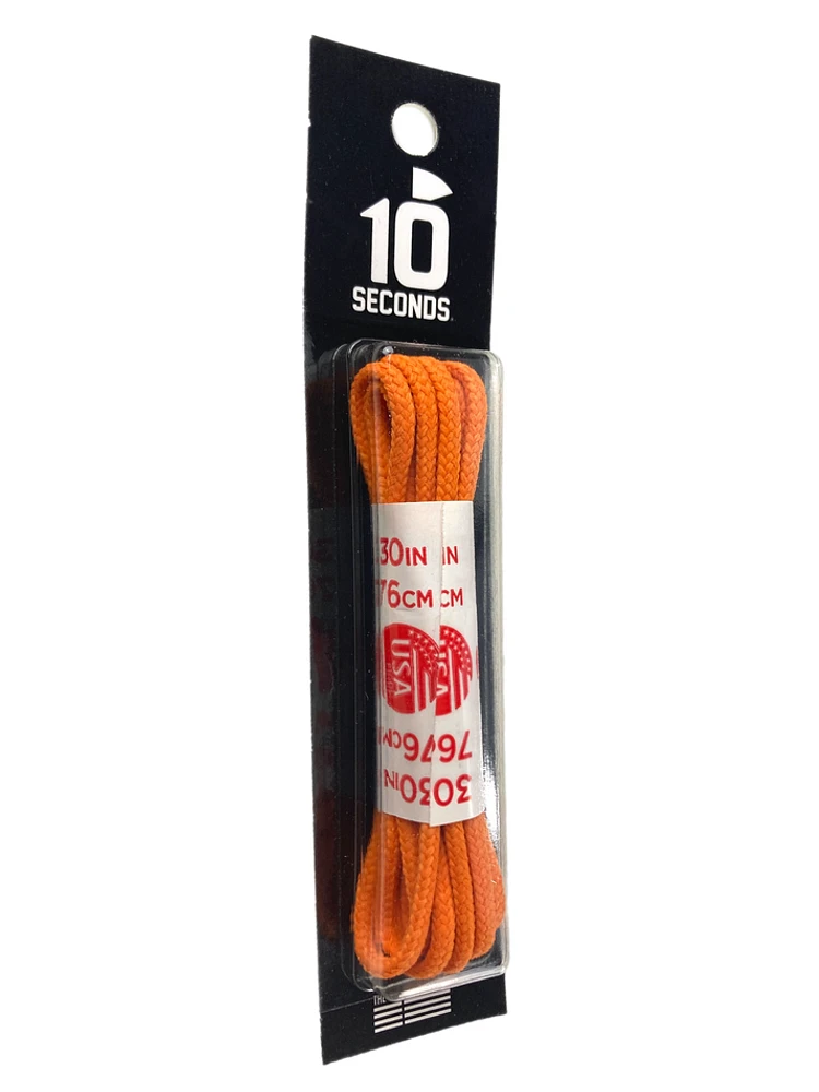 10 Seconds - Dress Waxed Round Laces Oliver Orange