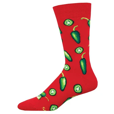 Socksmith - Jalapeno Business - Red - Crew - Men's