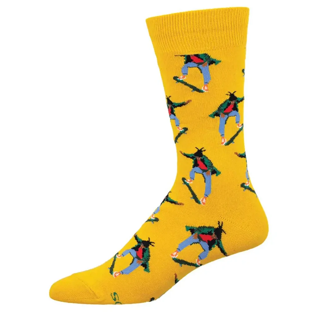Socksmith - Skate Life - Gold - Crew - Men's