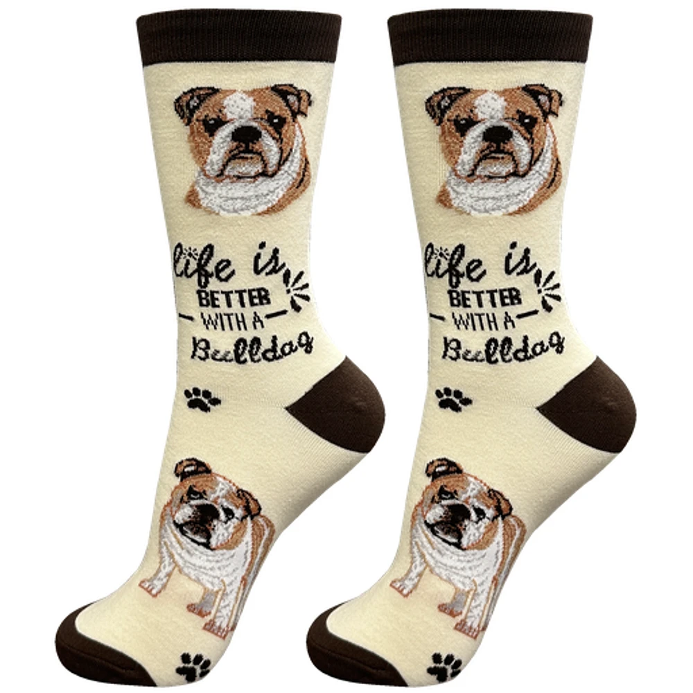 LIFE IS BETTER - Bulldog - Crew - OSFM