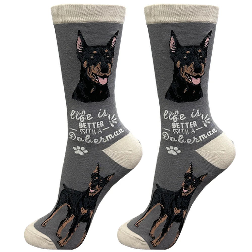 LIFE IS BETTER - Doberman - Crew - OSFM