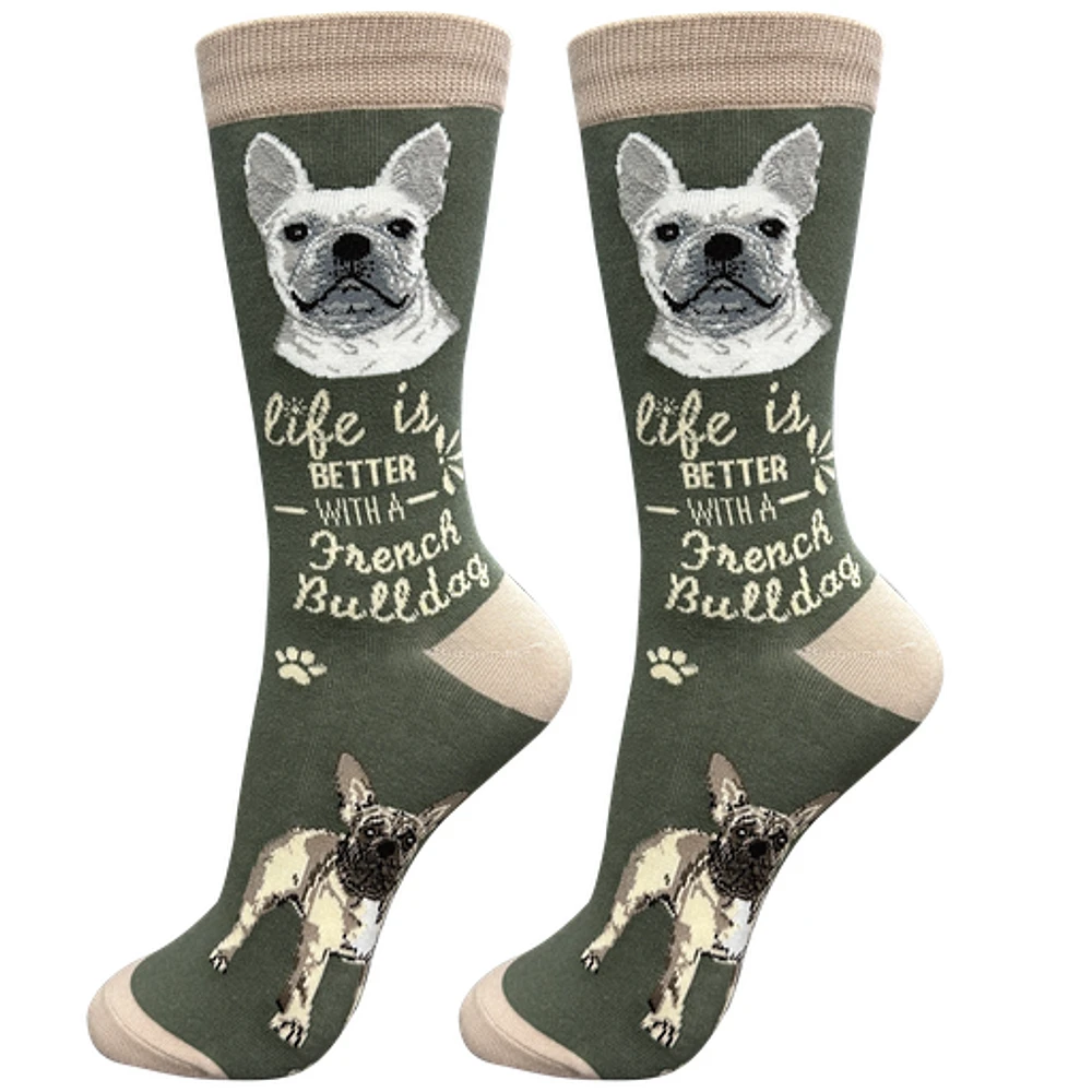 LIFE IS BETTER - French Bulldog - Crew - OSFM