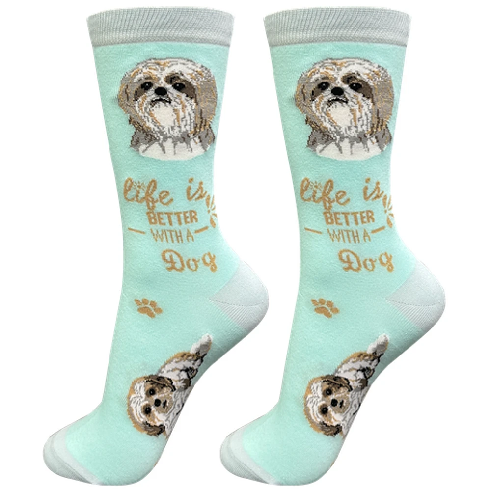 LIFE IS BETTER - Tan Shih Tzu - Crew - OSFM