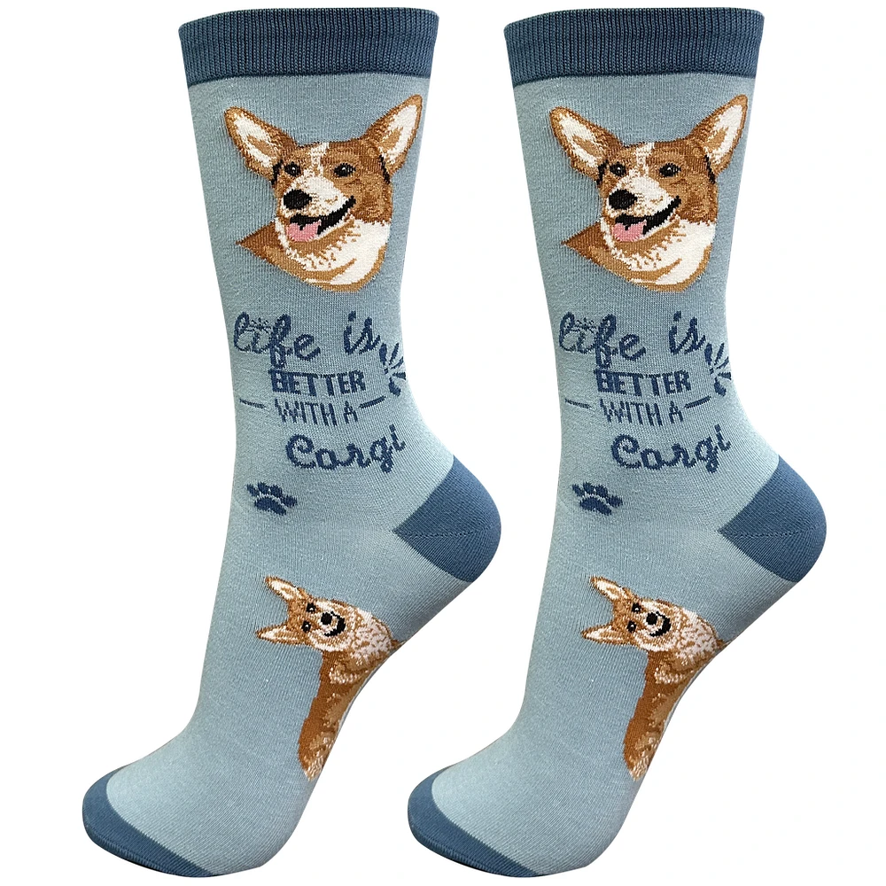 LIFE IS BETTER - Welsh Corgi - Crew - OSFM