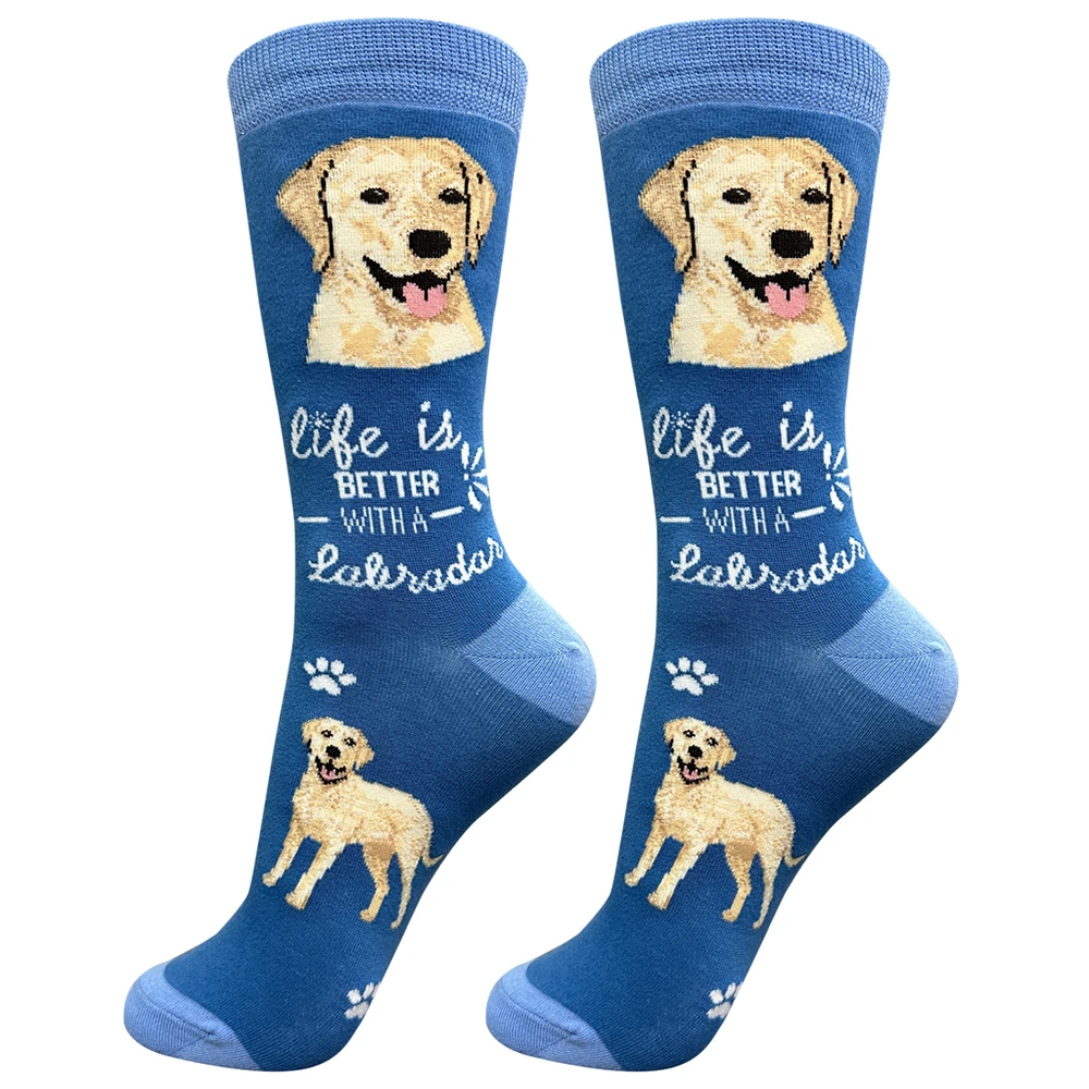 LIFE IS BETTER - Yellow Lab - Crew - OSFM