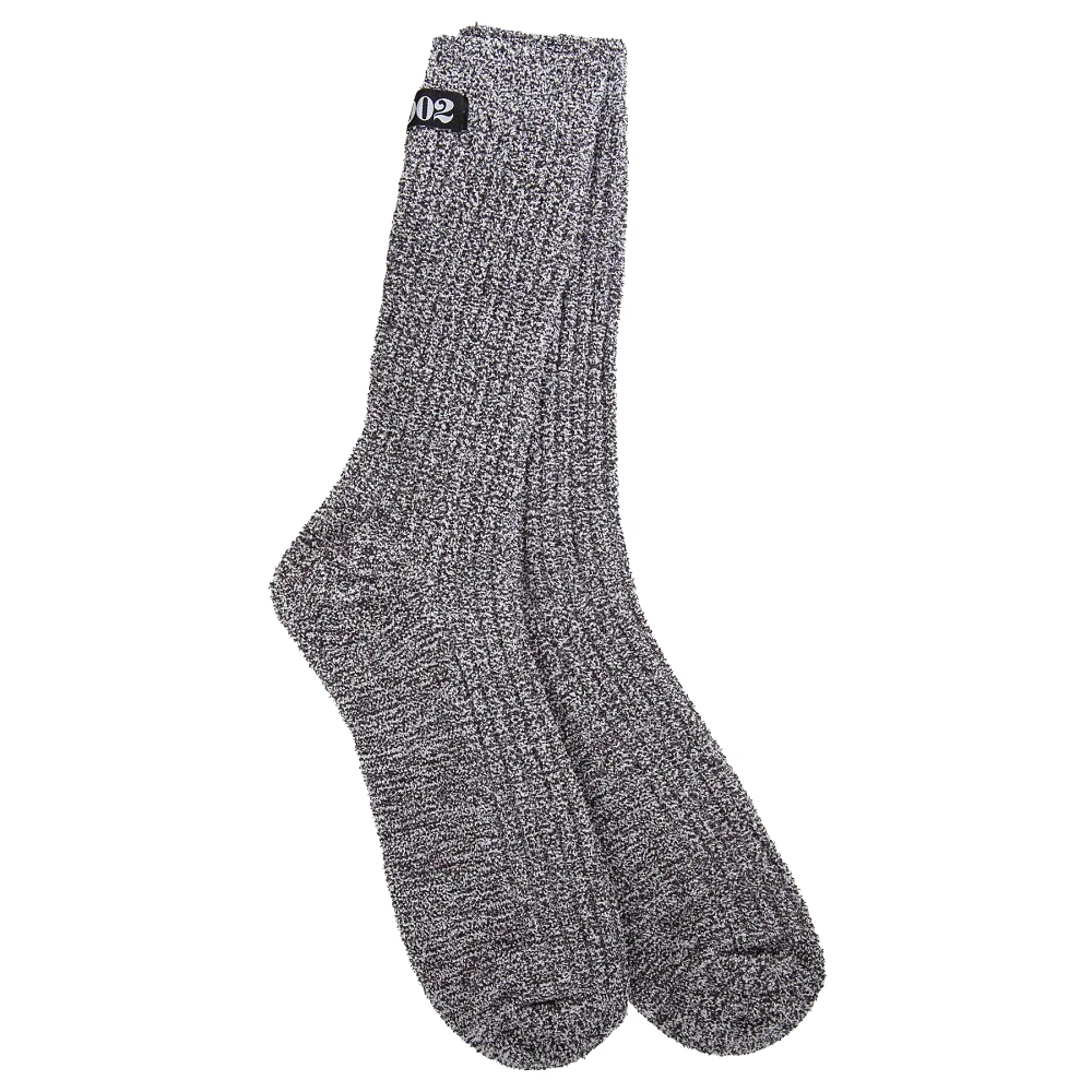 World's Softest 1902 - Express Crew - Heathered Black/White