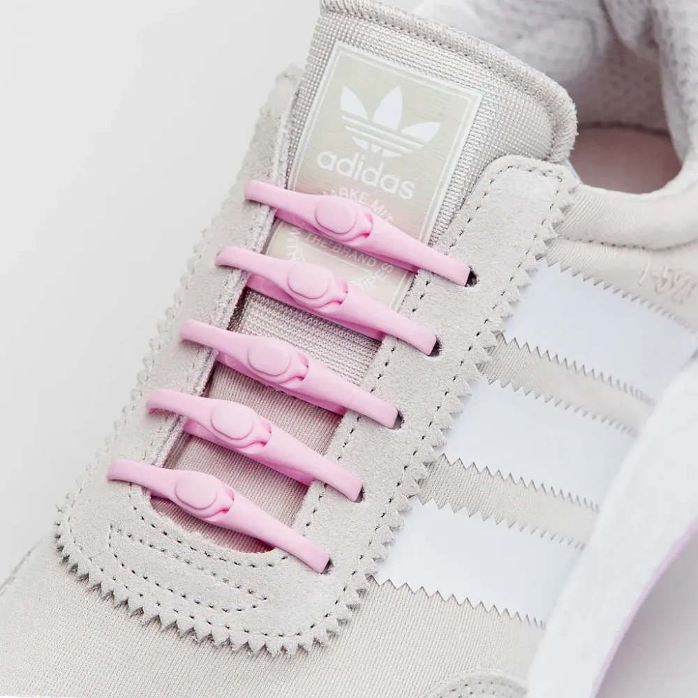 Hickies - No-Tie Laces - Adult - Soft Pink