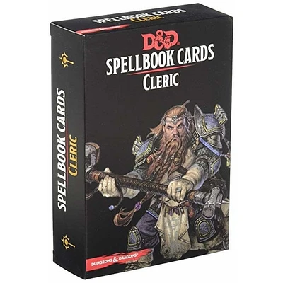 Dungeons & Dragons 5th edition -  Spellbook Cards - Cleric Deck (Engli