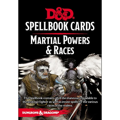 Dungeons & Dragons 5th edition - Spellbook Cards - Martial Deck 