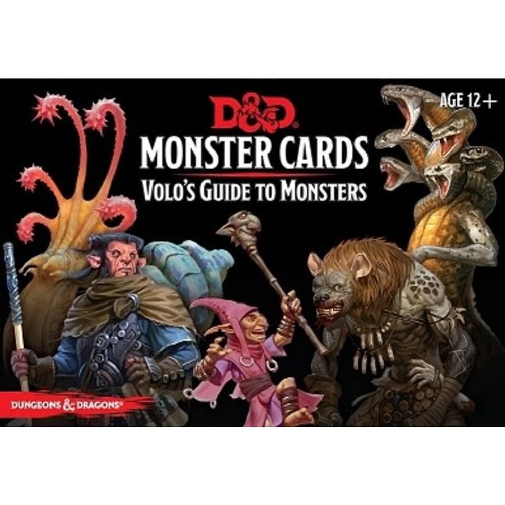 Dungeons & Dragons 5th edition - Spellbook Cards - Volo's Guide to Monsters (Anglais)