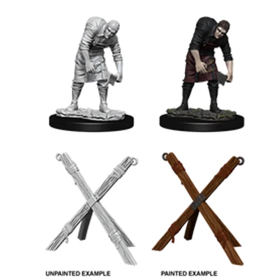 Deep Cuts Unpainted Minis - Assistant & Tortute Cross