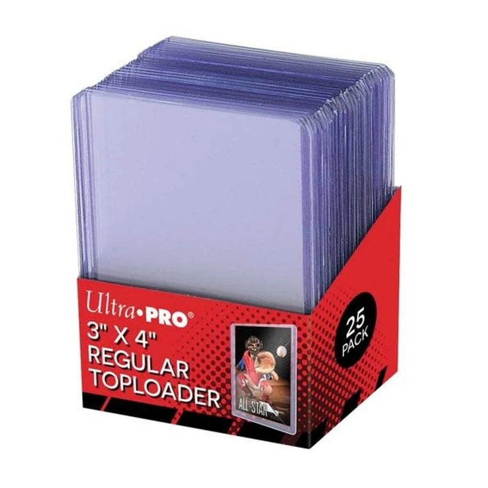 (UP) Regular Toploader - 25 Unités - 63.5mm x 89mm