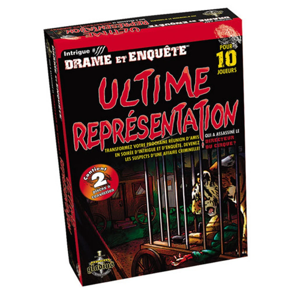 Drame et enquête - Ultime représentation (Francais)
