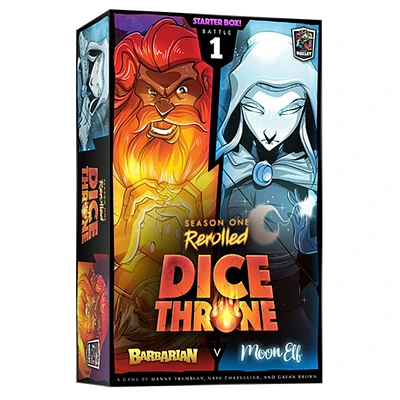 Dice throne Season 1 Rerolled - Battle 1 - Barbarian/Moon Elf (English