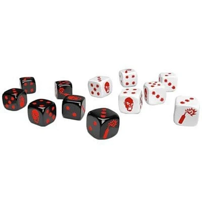 Zombicide - 2nd Edition: Special Black And White Dice [PRÉCOMMANDE]