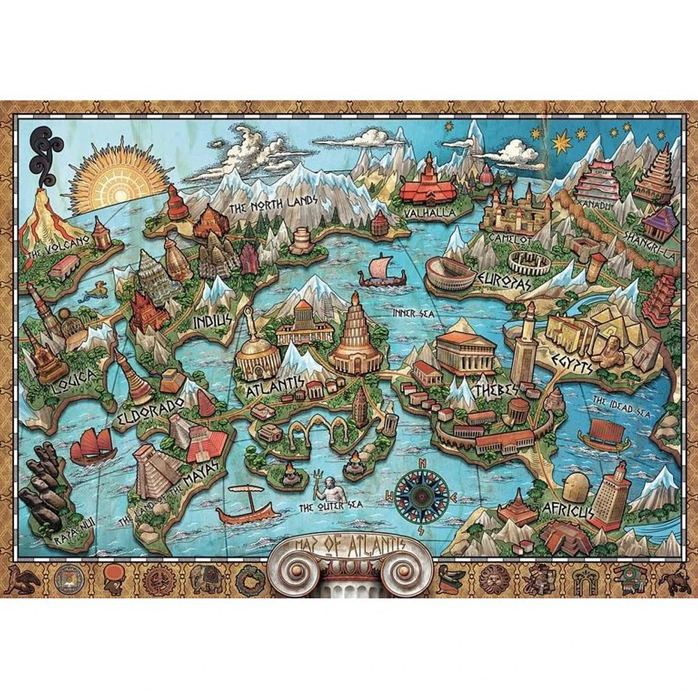 Ravensburger Mystérieuse Atlantide - 1000 pièces