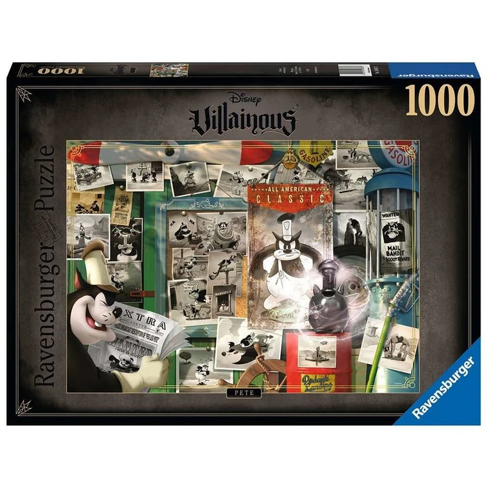 Ravensburger Disney Villainous - Pete - 1000 pièces