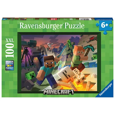 Ravensburger Monstres de Minecraft - 100 pièces XXL