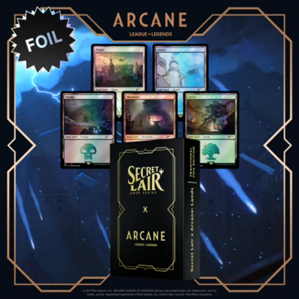 Secret Lair - Secret Lair x Arcane: Lands - Foil