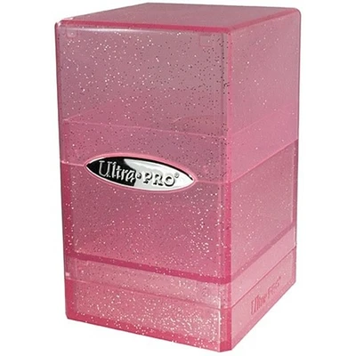 Ultra Pro (UP) D-Box Satin Tower - Glitter Pink*