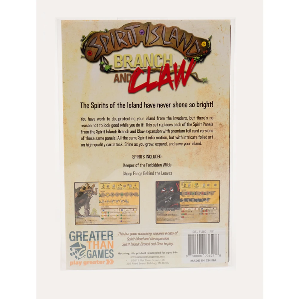 Spirit Island - Branch and Claw Foil Pannels (Anglais)