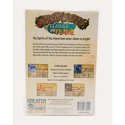 Spirit Island - Feather and Flame Expansion Foil Pannels (Anglais)
