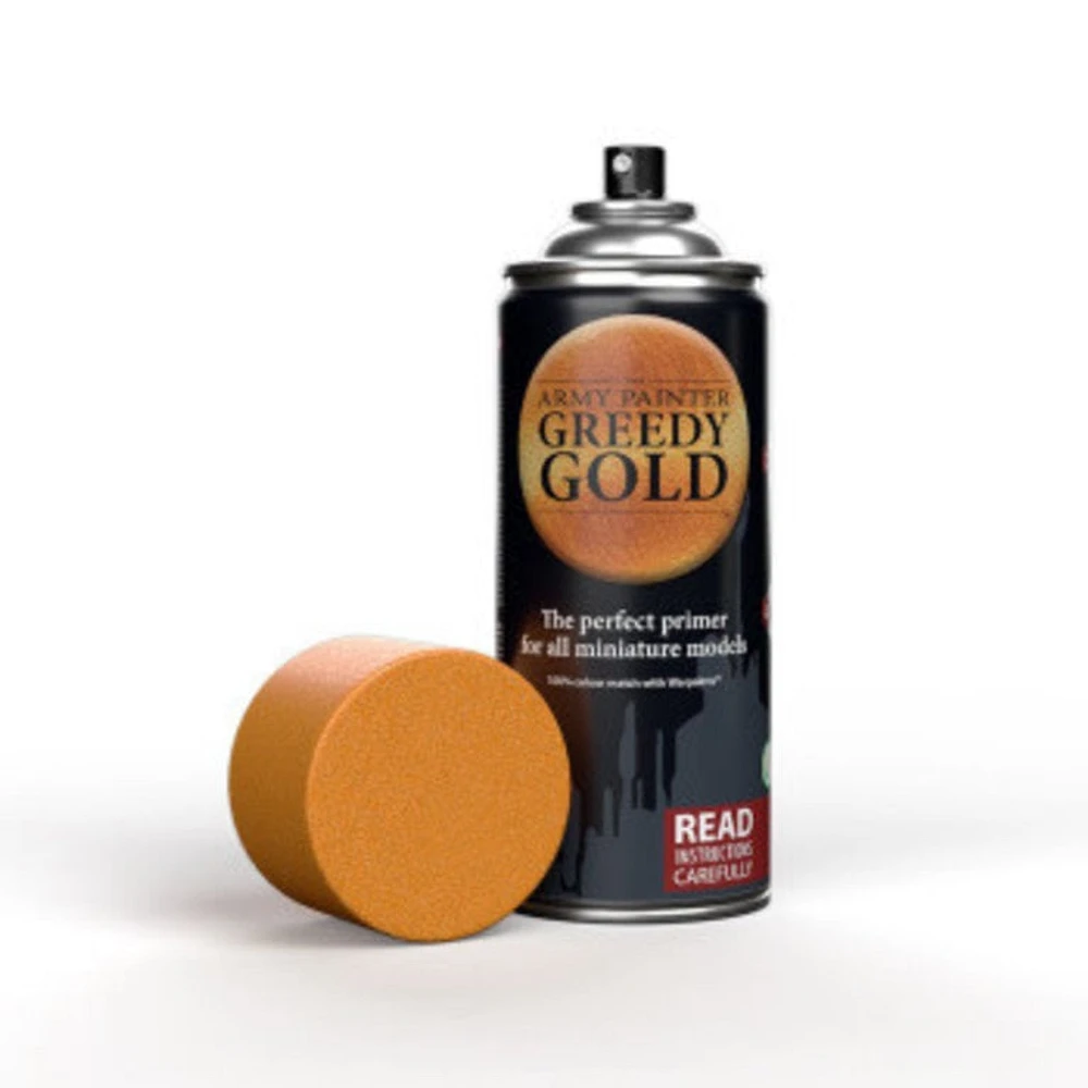 Army Painter AP) Colour Primer (Spray can) - Greedy Gold