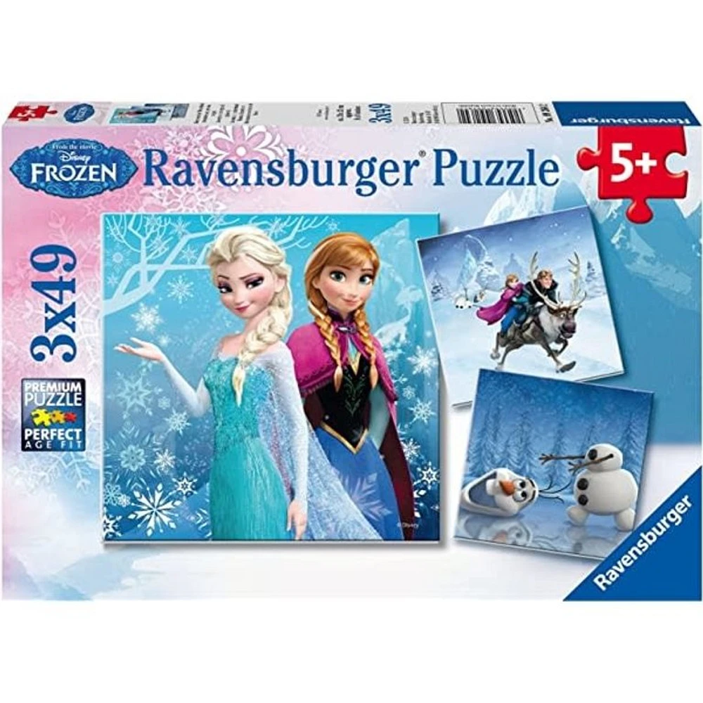 Ravensburger Disney - Aventures au pays des neiges - 2x49 pièces