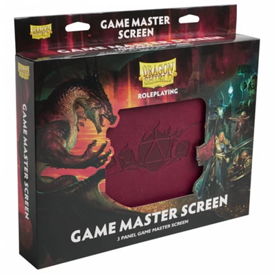 (Dragon Shield) Game Master Screen - Blood Red