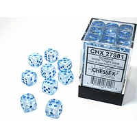 36 dés 6 12mm Borealis Luminary