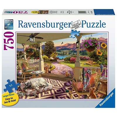 Ravensburger Sous le Chaleureux Porche - 750 pièces Large