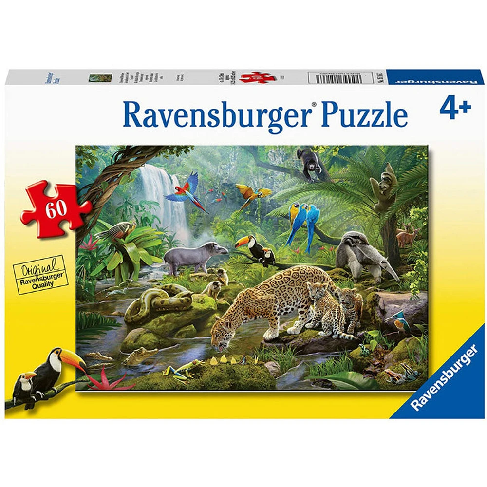 Ravensburger Les habitants de la forêt tropicale - 60 pièces