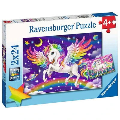 Ravensburger Licorne et Pégase - 2x24 pièces