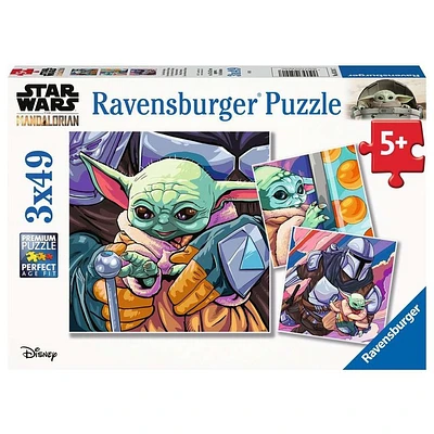 Ravensburger Les aventures de Grogu - 3x49 pièces