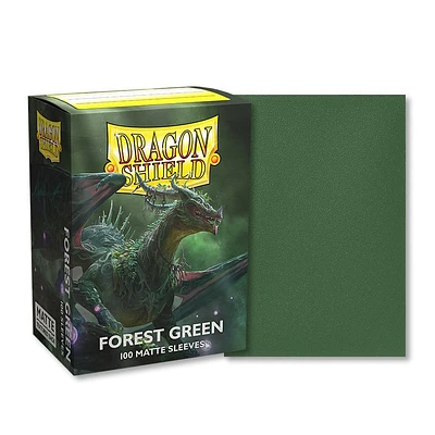 Dragon Shield (Dragon Shield) Matte Forest Green - 100 Unités - 63mm x 88mm