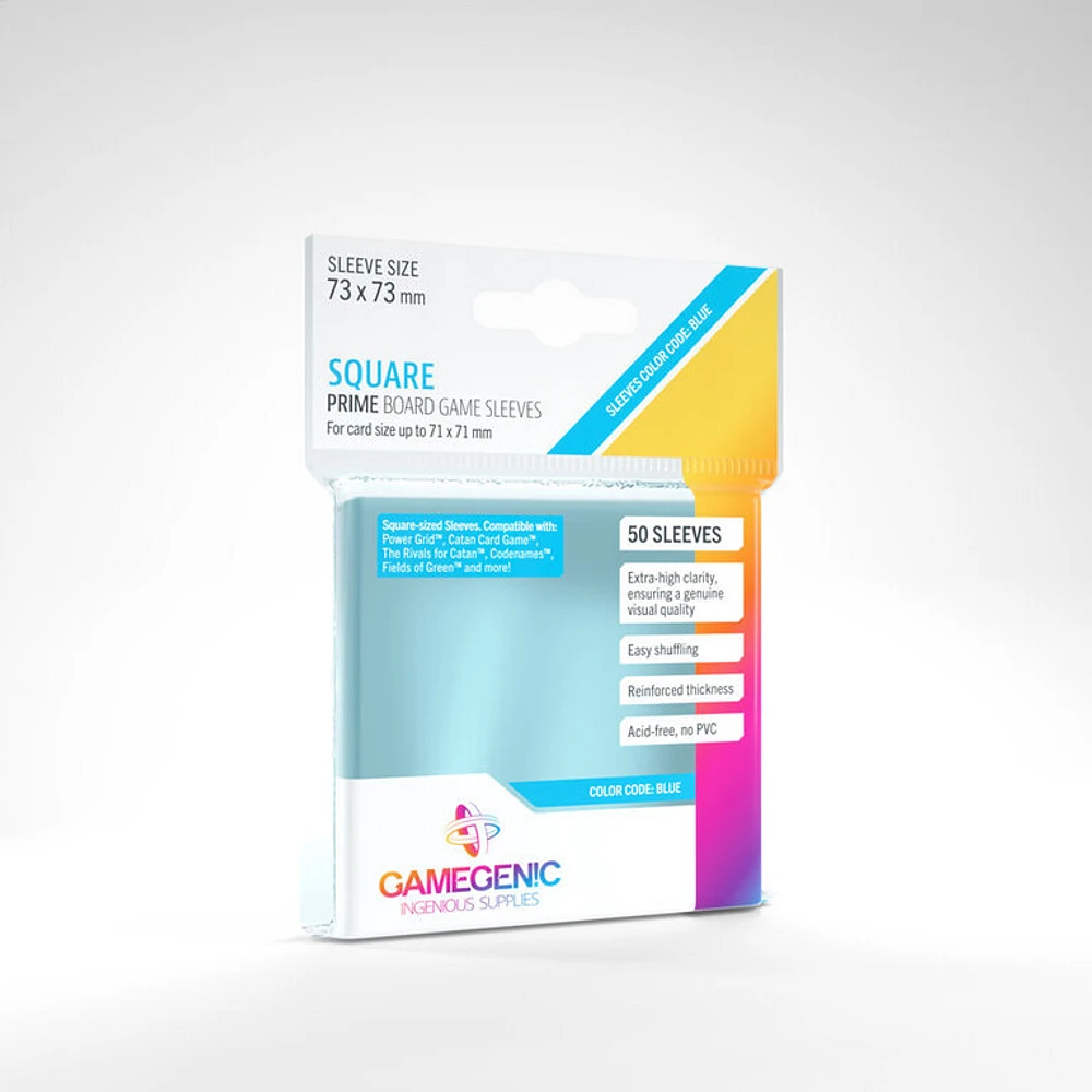 Gamegenic (Gamegenic) Prime Square-Sized Sleeves - 50 Unités - 73mm x 73mm