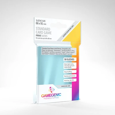 Gamegenic (Gamegenic) Prime Standard Sleeves - 50 Unités - 56mm x 82mm