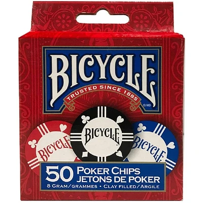 Bicycle Bicycle - 50 jetons de Poker